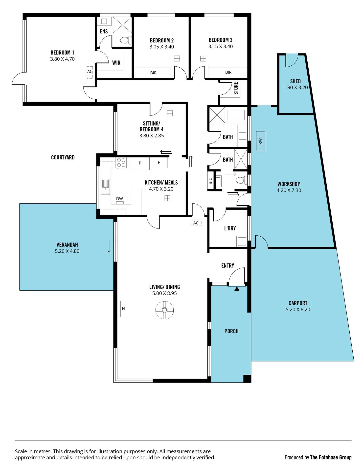 Floorplan of Homely house listing, 5 Mawson Close, Brighton SA 5048