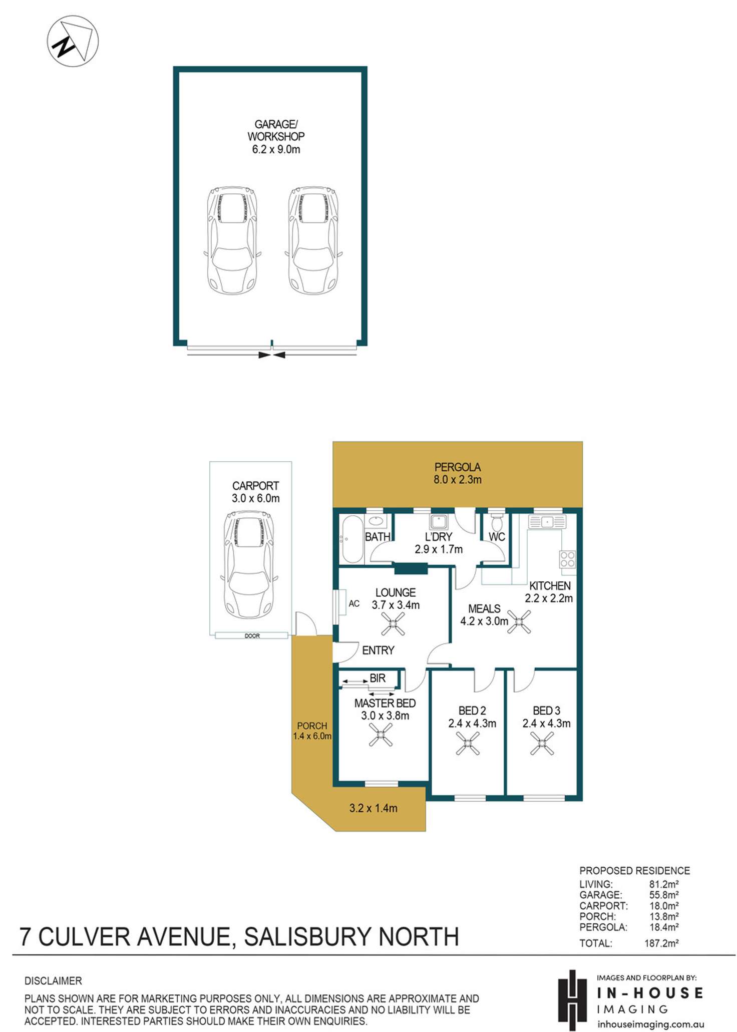 Floorplan of Homely house listing, 7 Culver Avenue, Salisbury North SA 5108