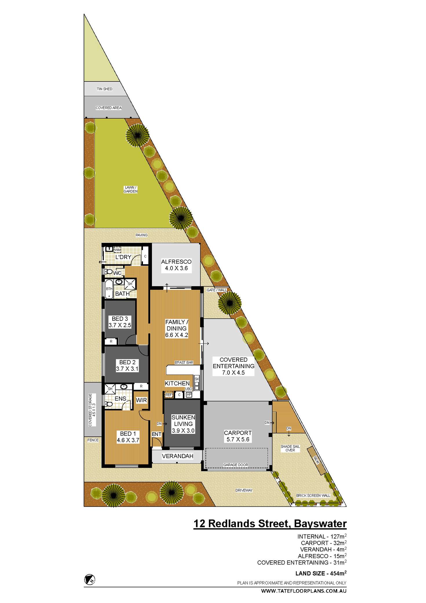Floorplan of Homely house listing, 12 Redlands Street, Bayswater WA 6053