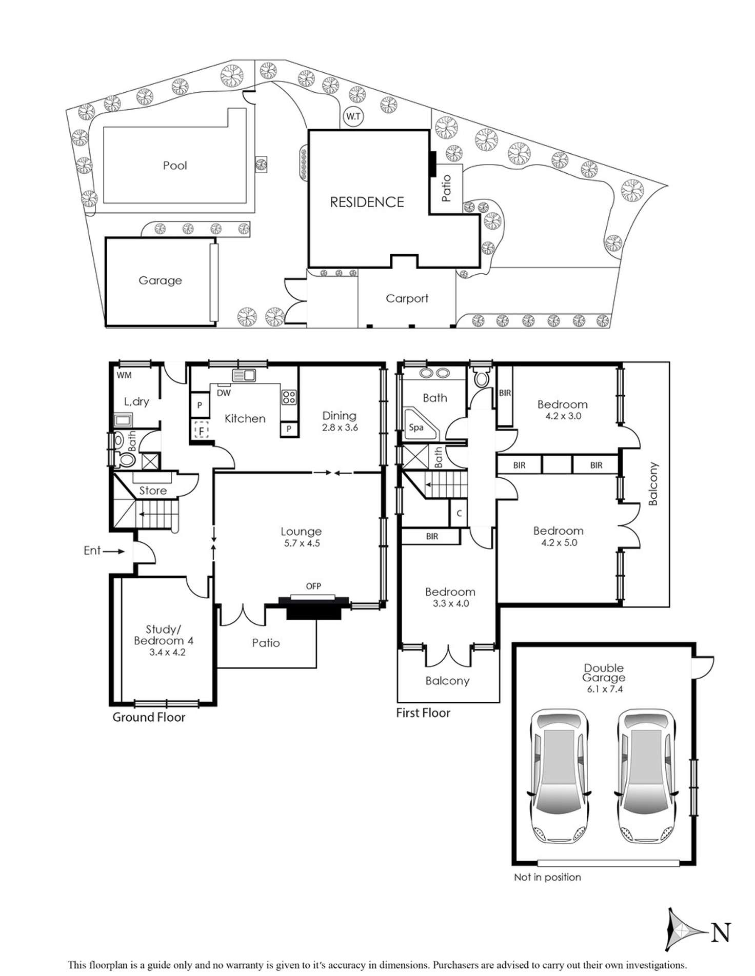 Floorplan of Homely house listing, 7 Ballara Court, Brighton VIC 3186