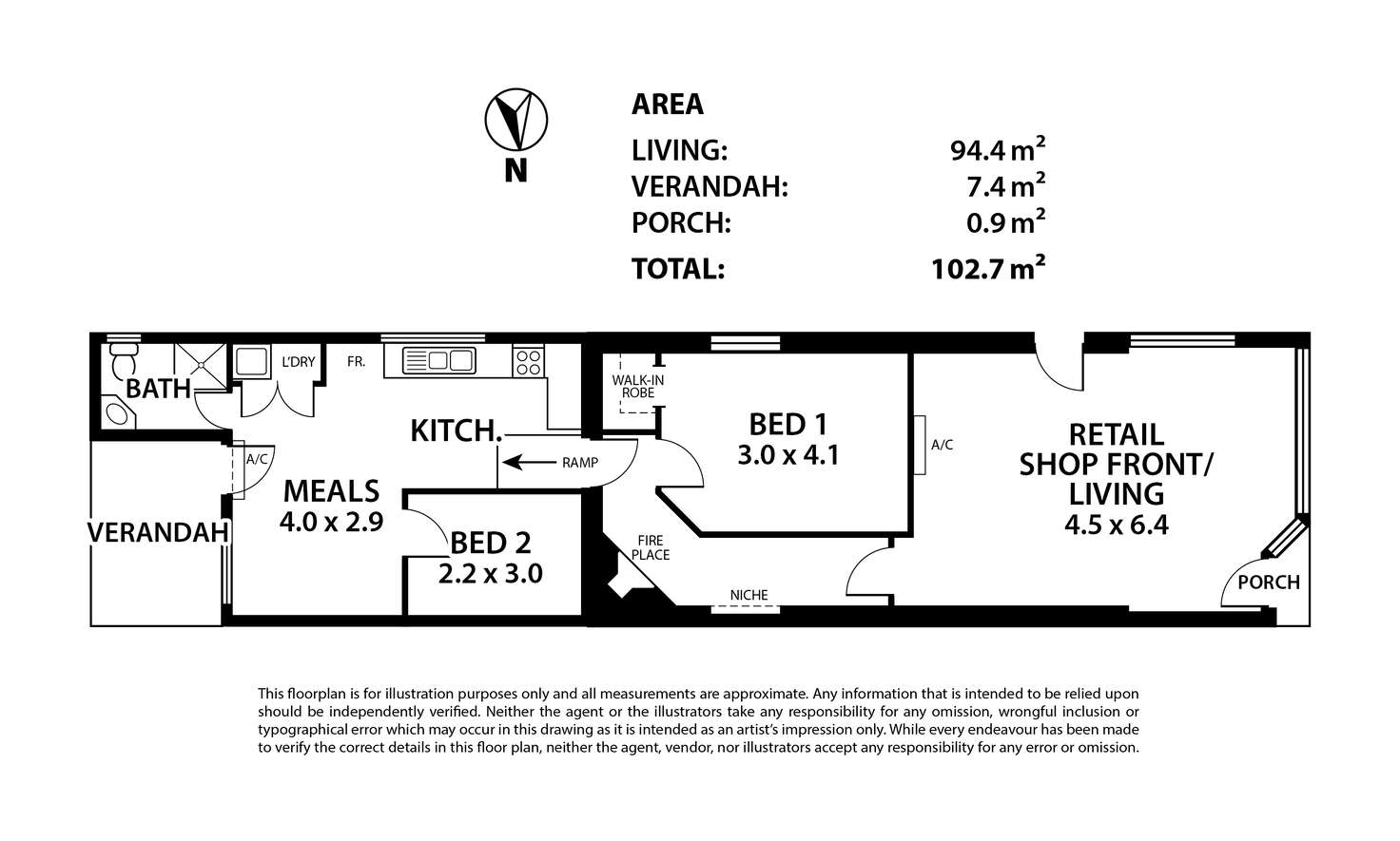 Floorplan of Homely house listing, 68 MAIN STREET, Lobethal SA 5241
