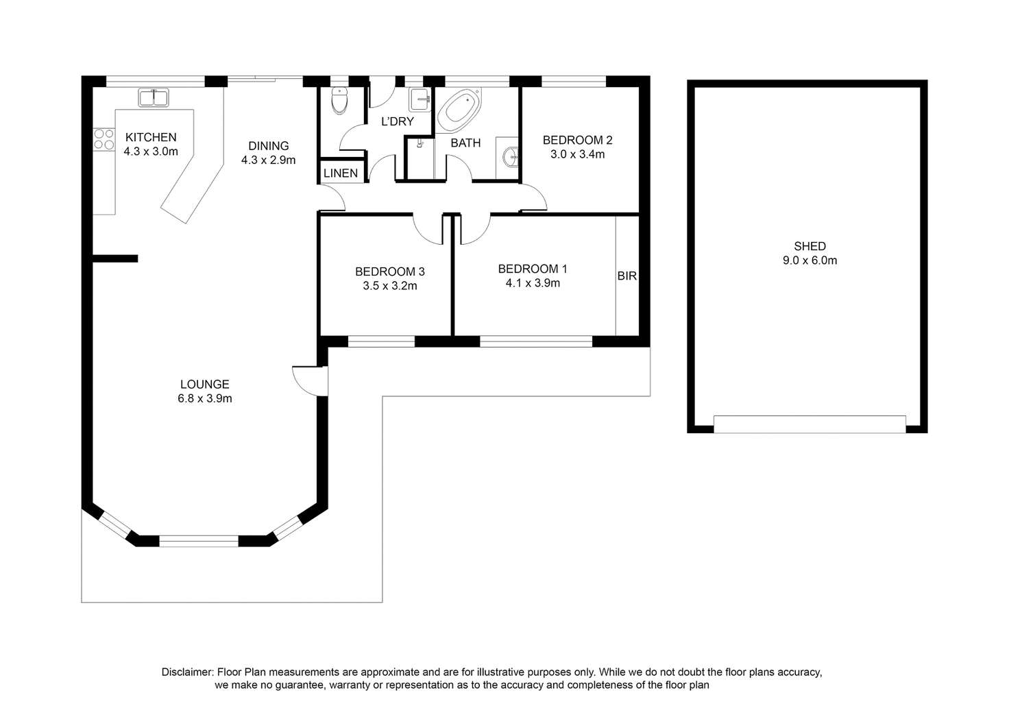 Floorplan of Homely house listing, 6 Trevorrow Street, Mount Gambier SA 5290