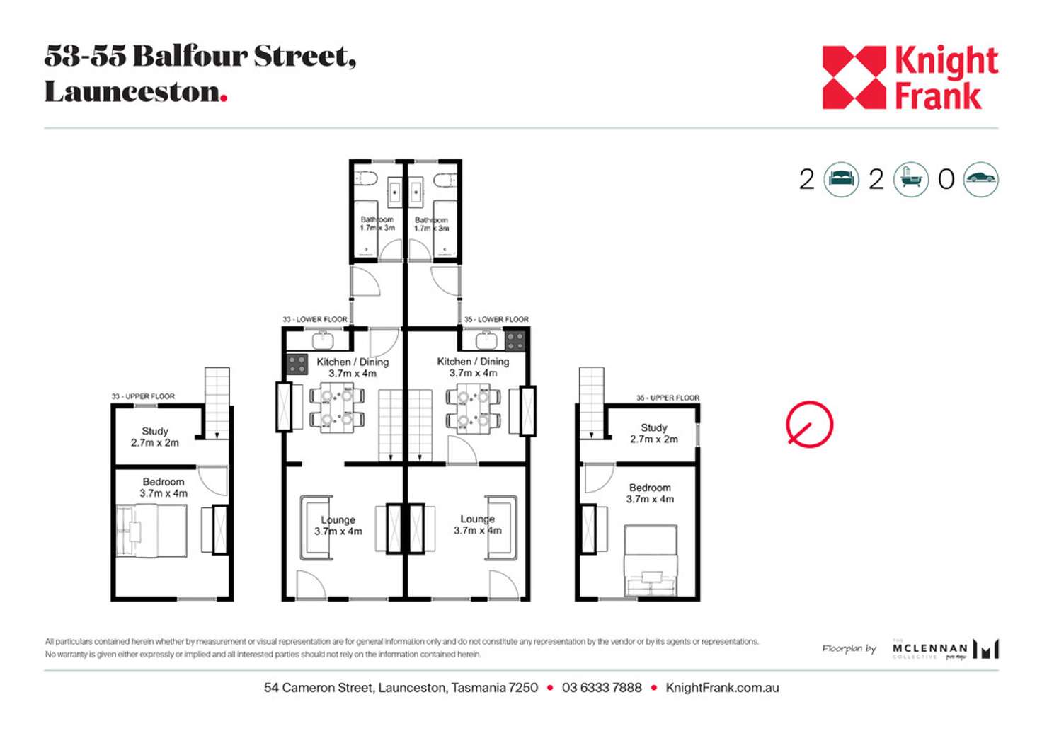 Floorplan of Homely house listing, 53-55 Balfour Street, Launceston TAS 7250