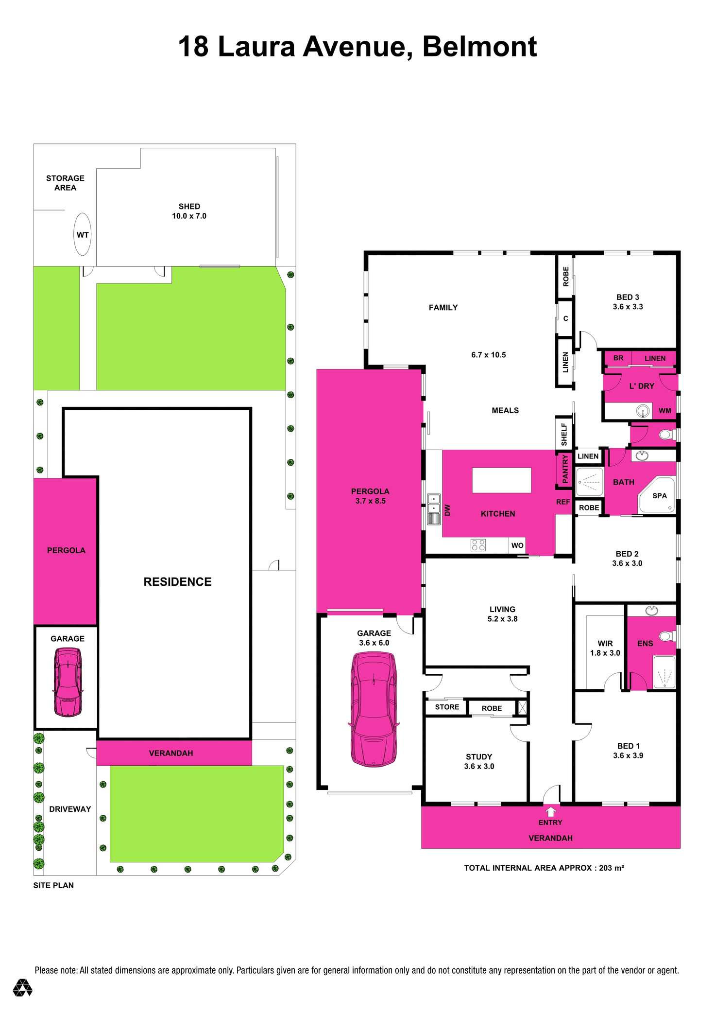 Floorplan of Homely house listing, 18 Laura Avenue, Belmont VIC 3216