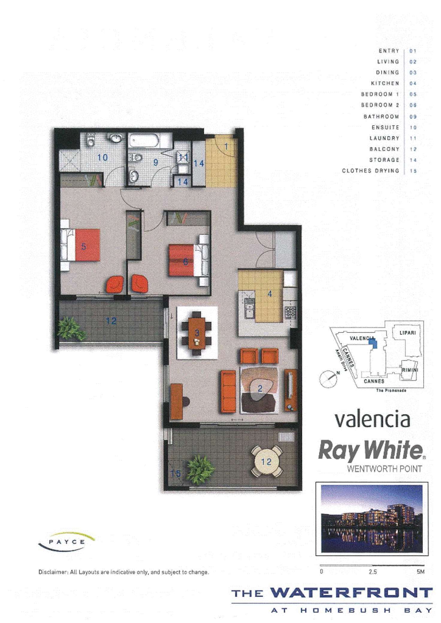 Floorplan of Homely apartment listing, 672/4 The Crescent, Wentworth Point NSW 2127