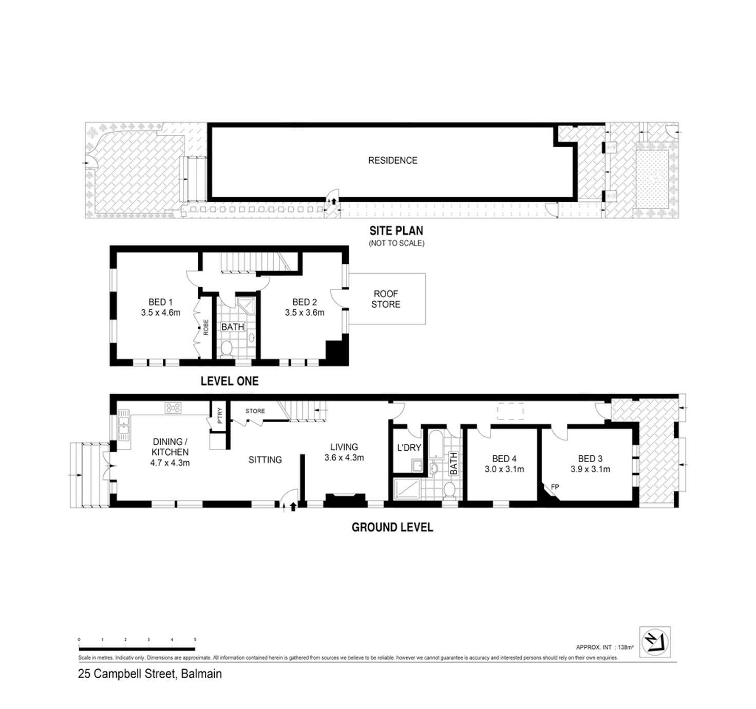 Floorplan of Homely house listing, 25 Campbell Street, Balmain NSW 2041