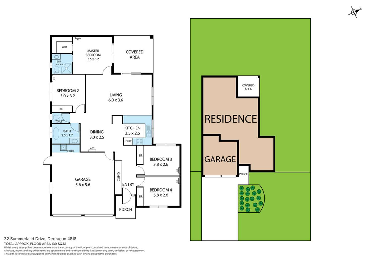 Floorplan of Homely house listing, 32 Summerland Drive, Deeragun QLD 4818