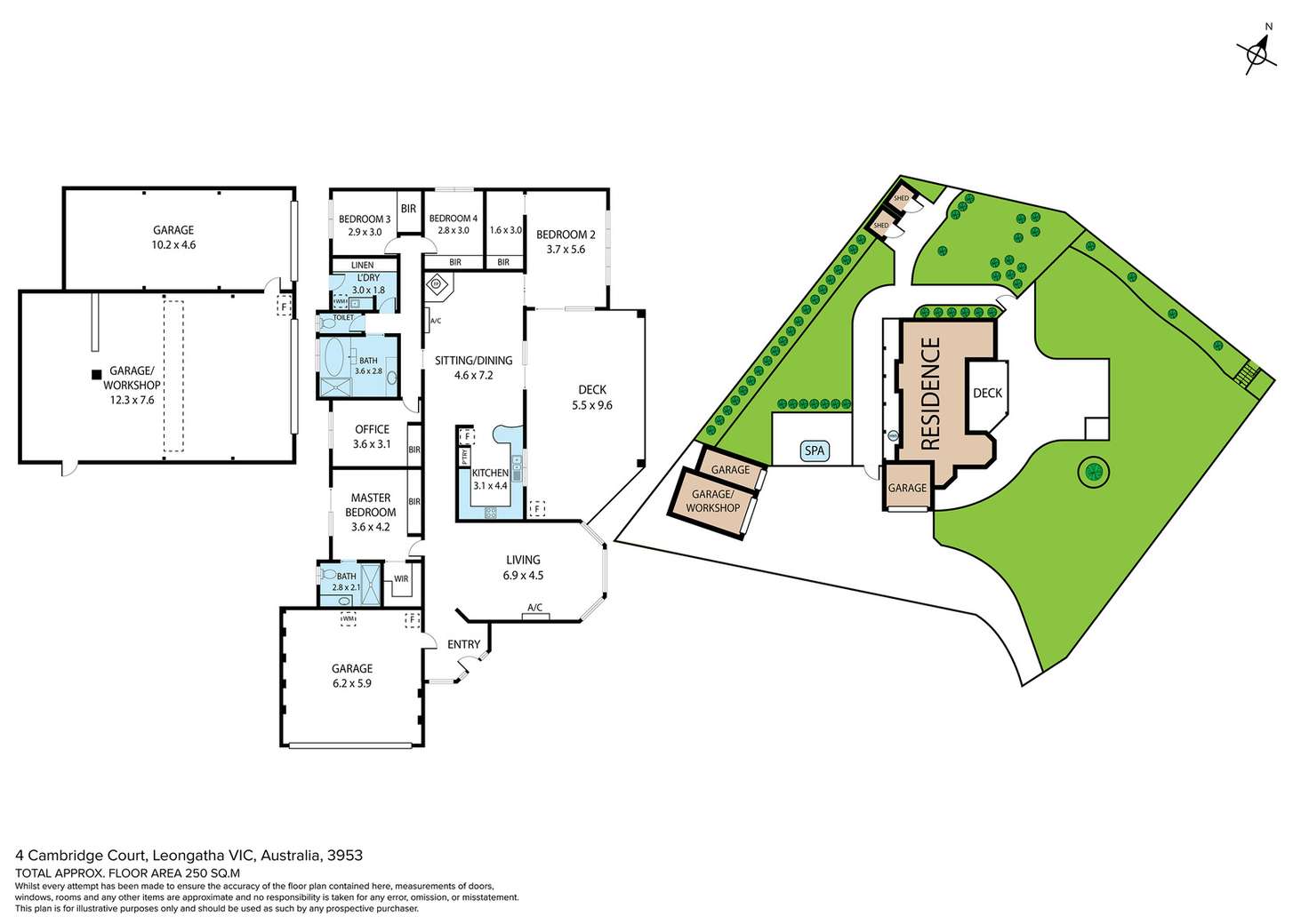 Floorplan of Homely house listing, 4 Cambridge Court, Leongatha VIC 3953