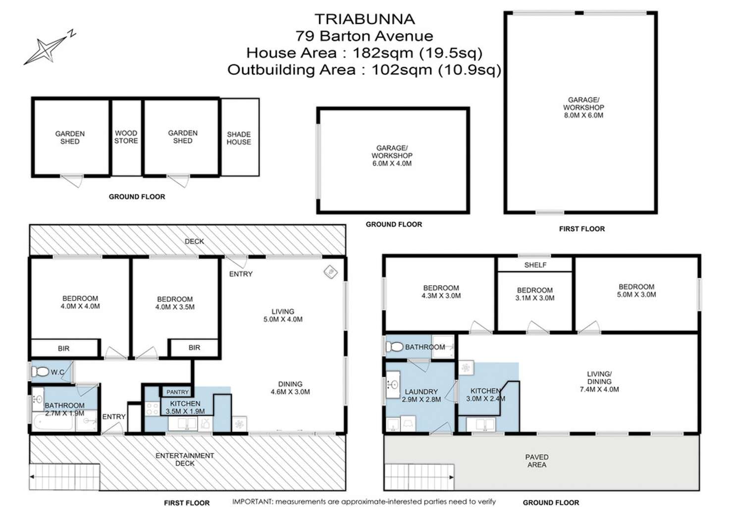 Floorplan of Homely house listing, 79 Barton Avenue, Triabunna TAS 7190