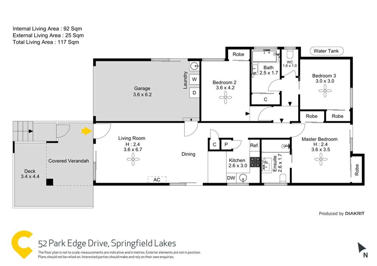 Floorplan of Homely house listing, 52 Park Edge Drive, Springfield Lakes QLD 4300