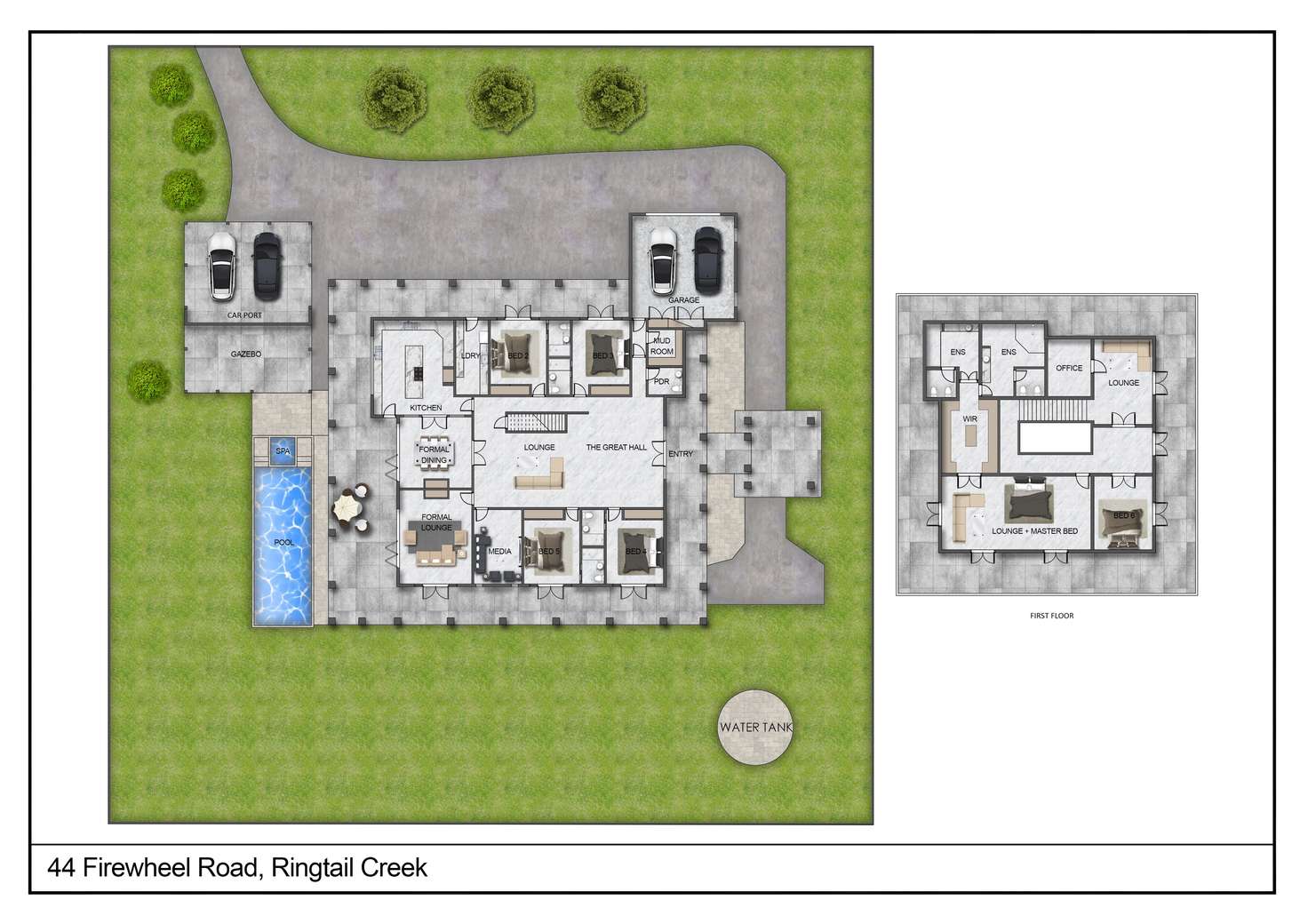 Floorplan of Homely house listing, 44 Firewheel Road, Ringtail Creek QLD 4565