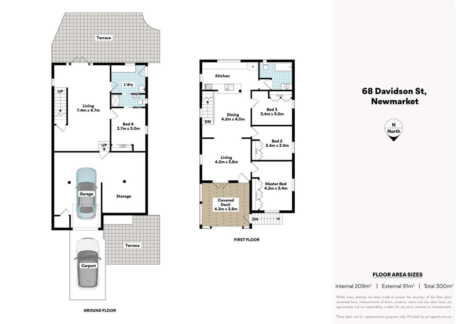 Floorplan of Homely house listing, 68 Davidson Street, Newmarket QLD 4051