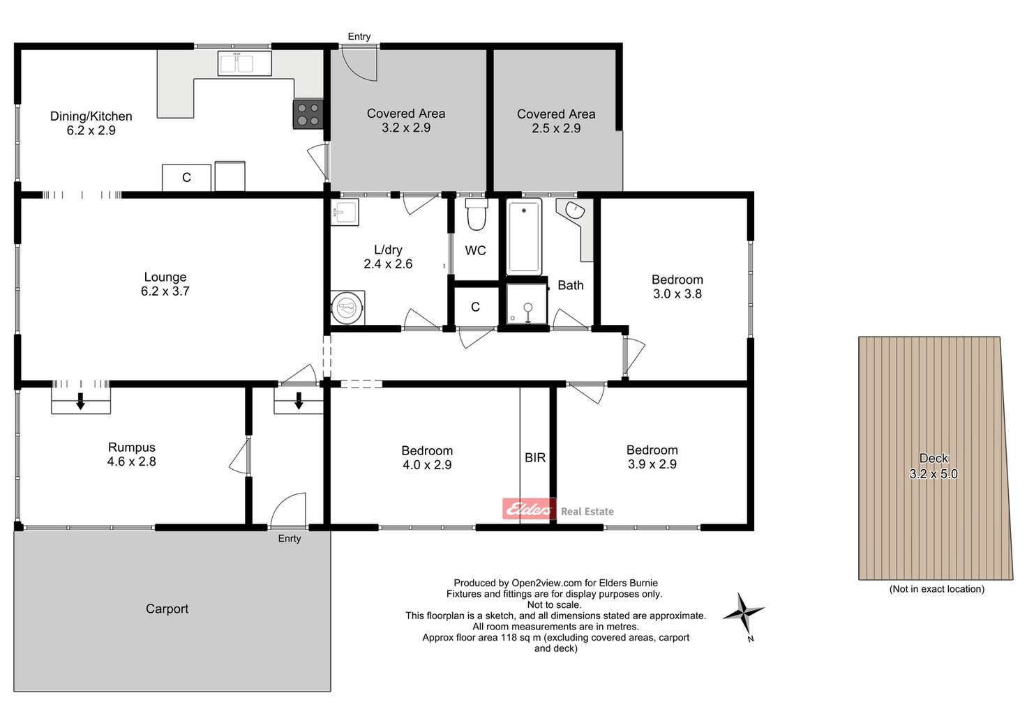 Floorplan of Homely house listing, 55 Lyons Street, Somerset TAS 7322