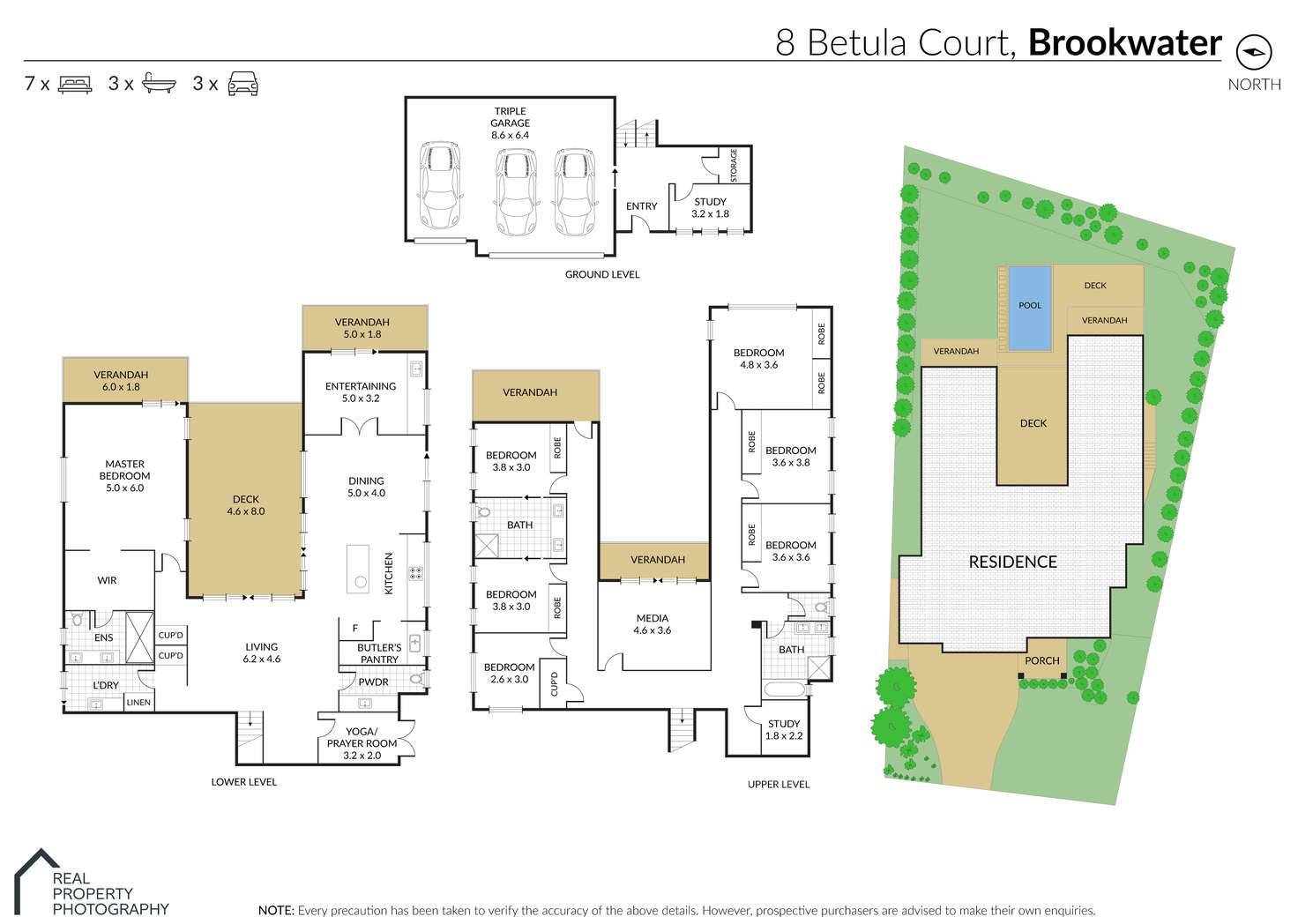 Floorplan of Homely house listing, 8 Betula Court, Brookwater QLD 4300