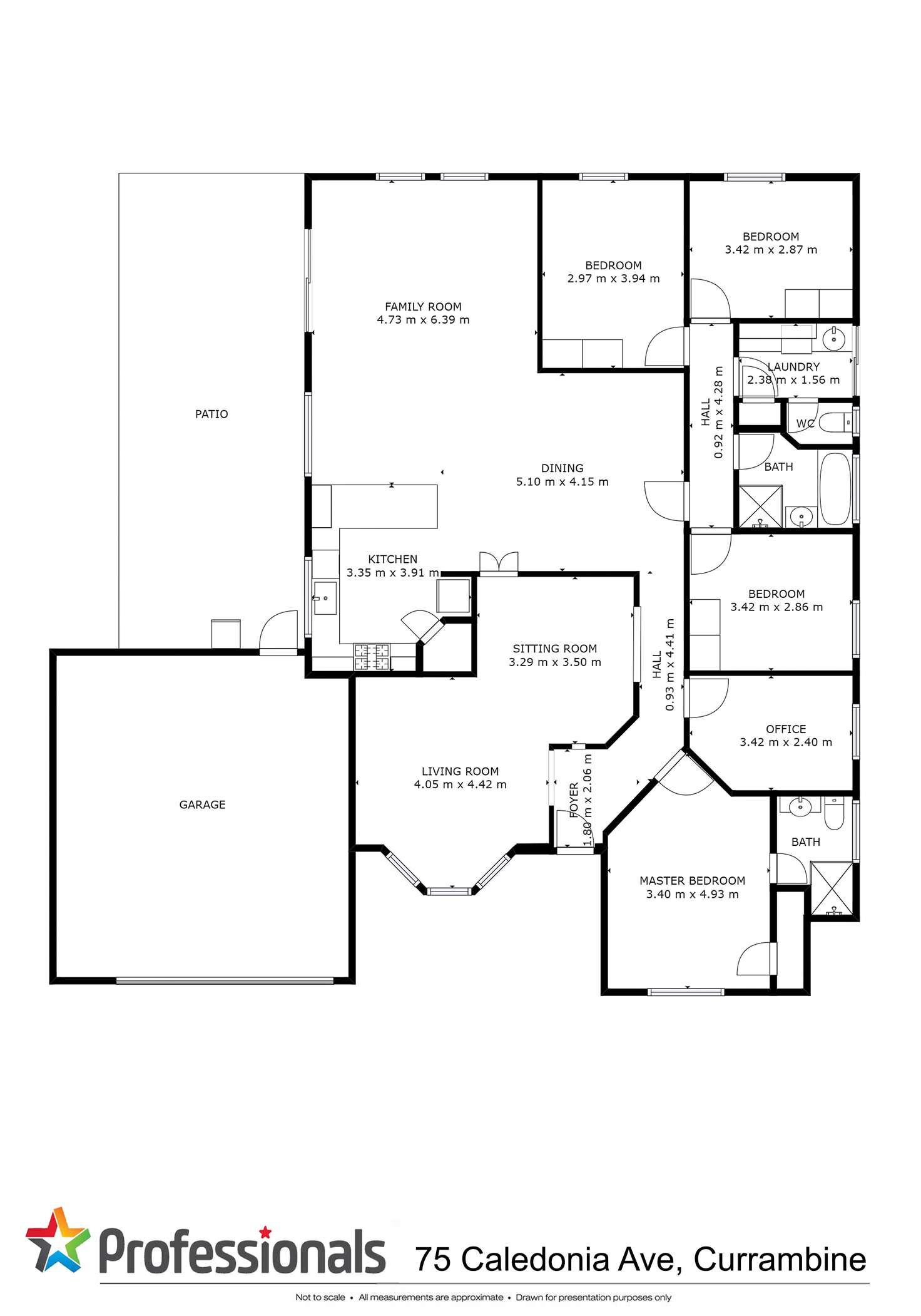 Floorplan of Homely house listing, 75 Caledonia Avenue, Currambine WA 6028
