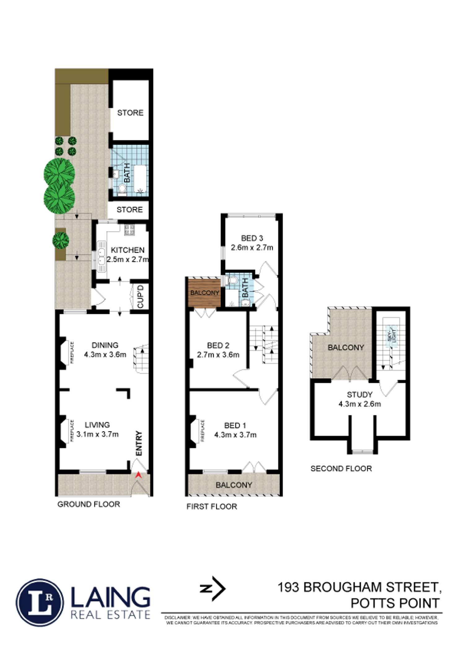 Floorplan of Homely house listing, 193 Brougham Street, Potts Point NSW 2011