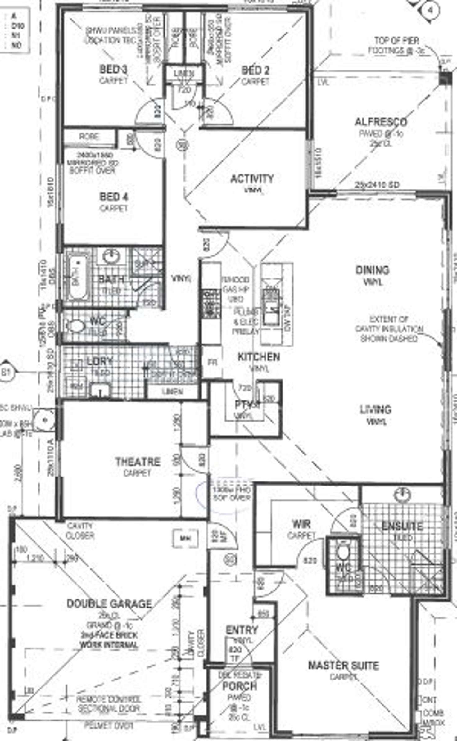 Floorplan of Homely house listing, 6 Derwent Street, Ellenbrook WA 6069