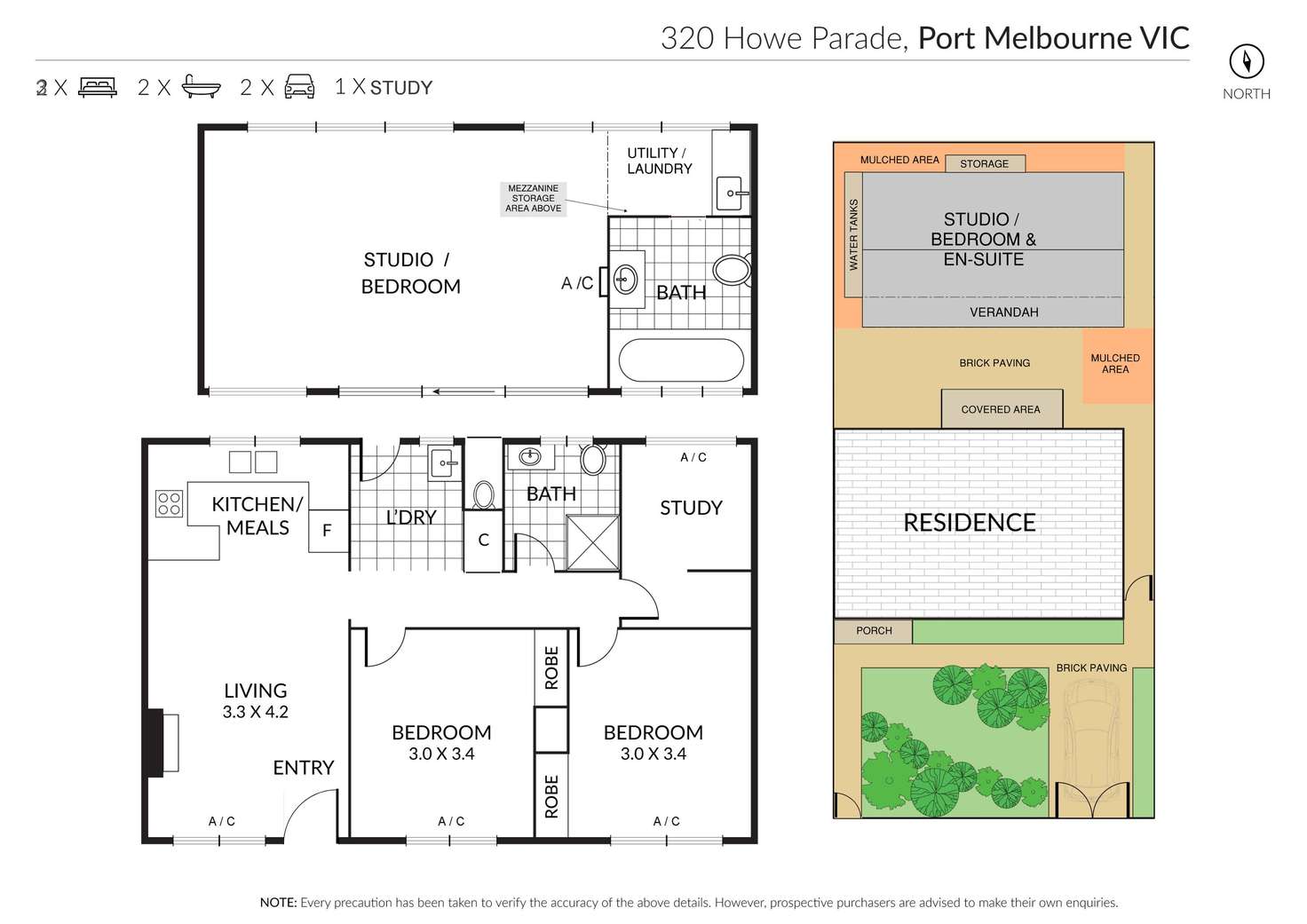 Floorplan of Homely house listing, 320 Howe Parade, Port Melbourne VIC 3207