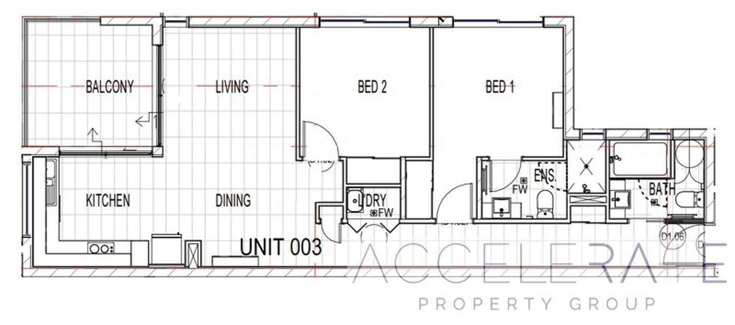 Floorplan of Homely unit listing, 3/11 Raffles Street, Mount Gravatt East QLD 4122