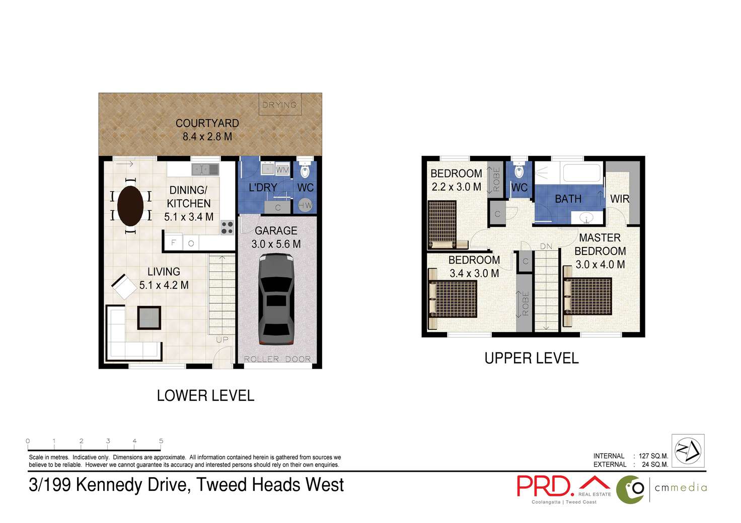 Floorplan of Homely townhouse listing, 3/199 Kennedy Drive, Tweed Heads West NSW 2485