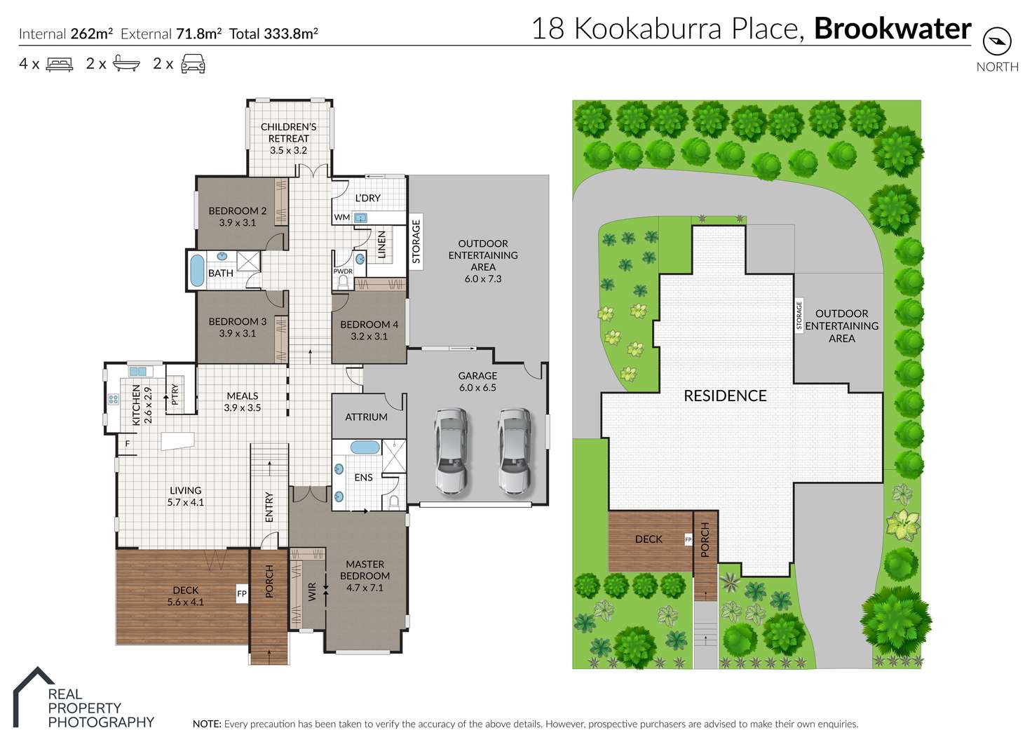 Floorplan of Homely house listing, 18 Kookaburra Place, Brookwater QLD 4300