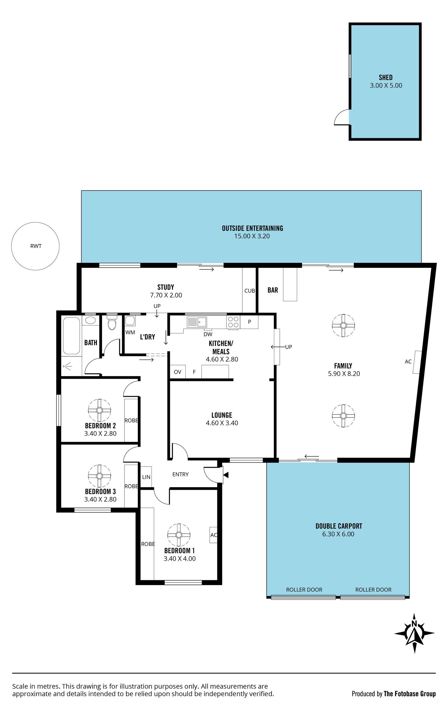 Floorplan of Homely house listing, 1 Emerald Road, Morphett Vale SA 5162