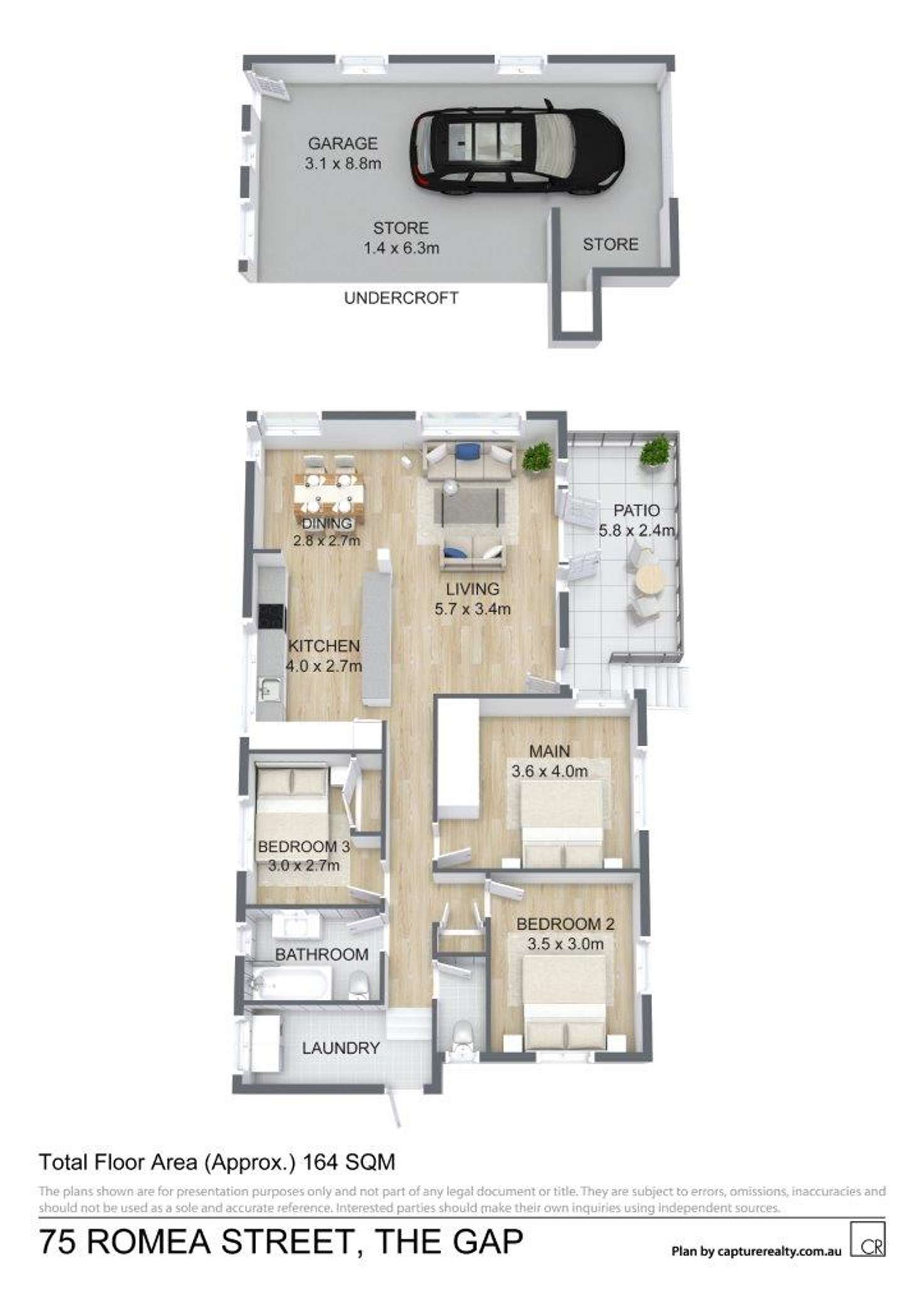 Floorplan of Homely house listing, 75 Romea Street, The Gap QLD 4061