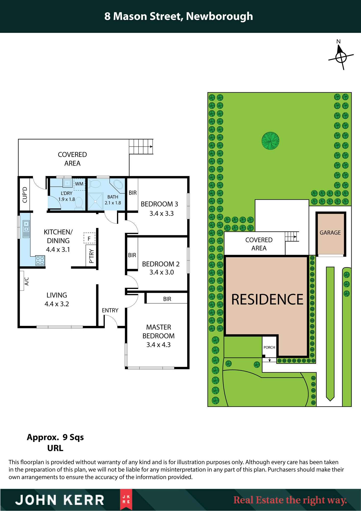 Floorplan of Homely house listing, 8 Mason Street, Newborough VIC 3825