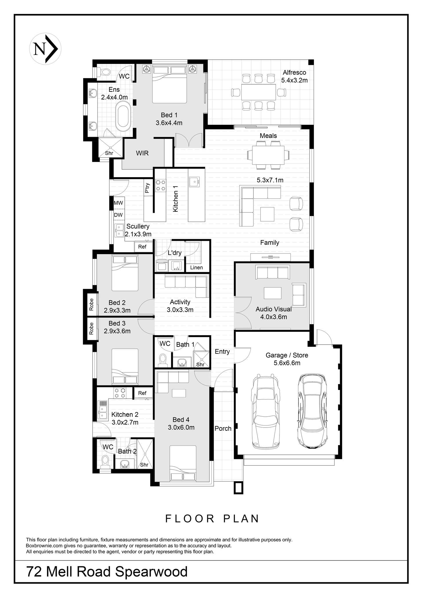 Floorplan of Homely house listing, 72 Mell Road, Spearwood WA 6163