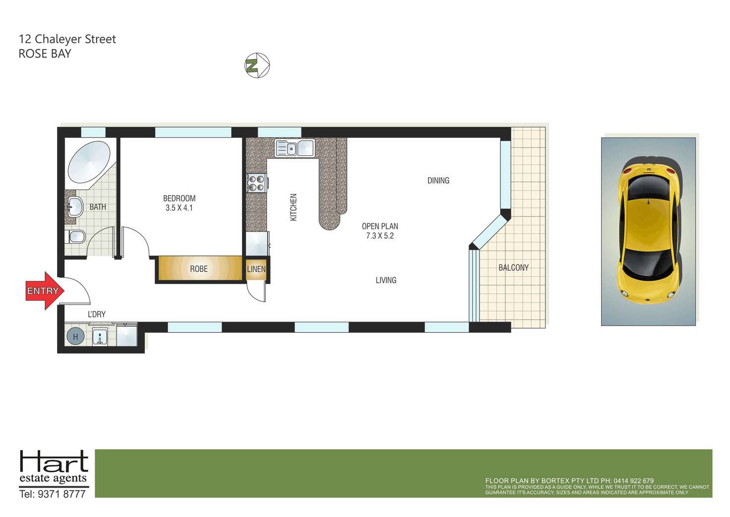 Floorplan of Homely apartment listing, 4/12 Chaleyer Street, Rose Bay NSW 2029