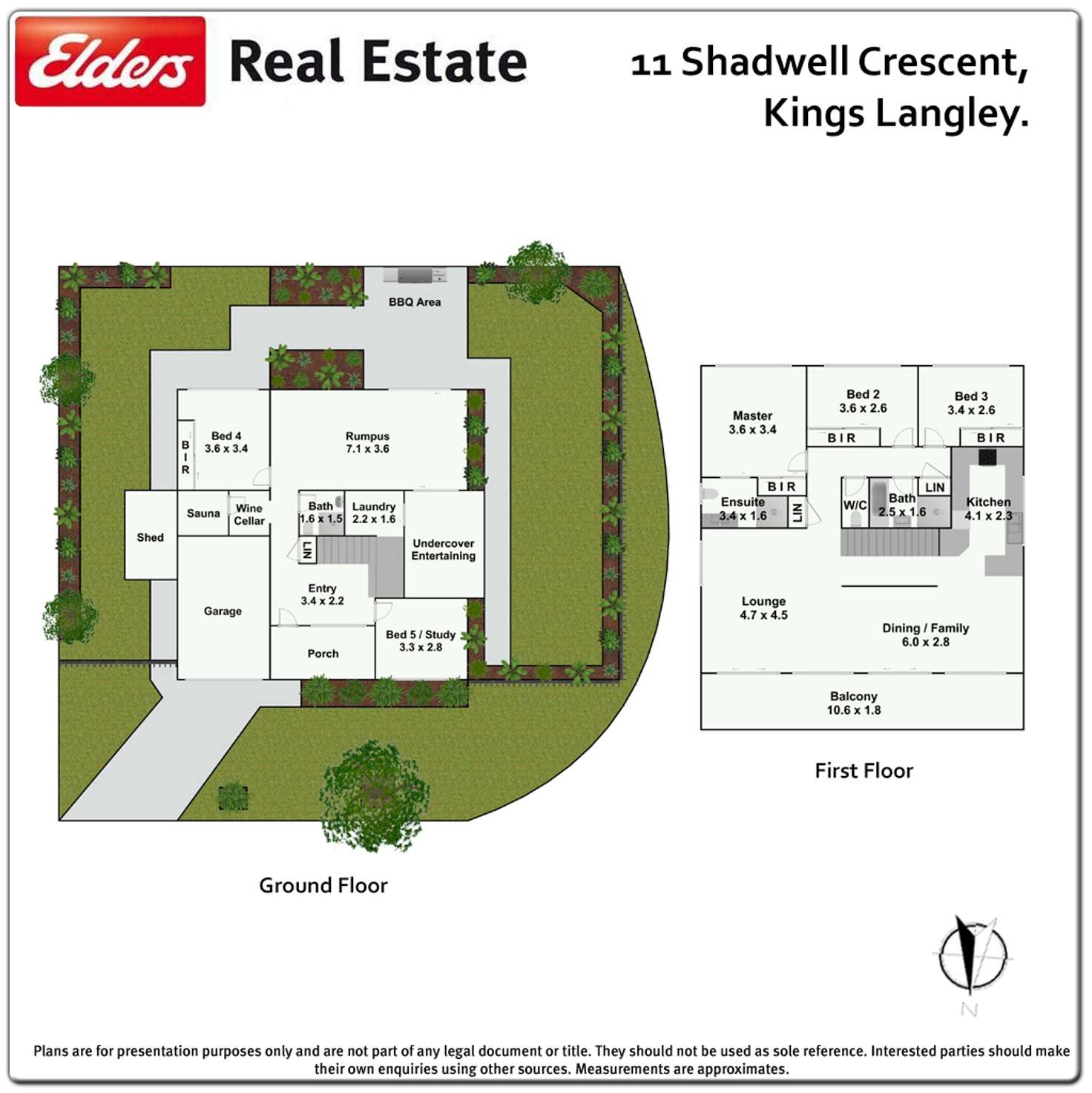 Floorplan of Homely house listing, 11 Shadwell Crescent, Kings Langley NSW 2147
