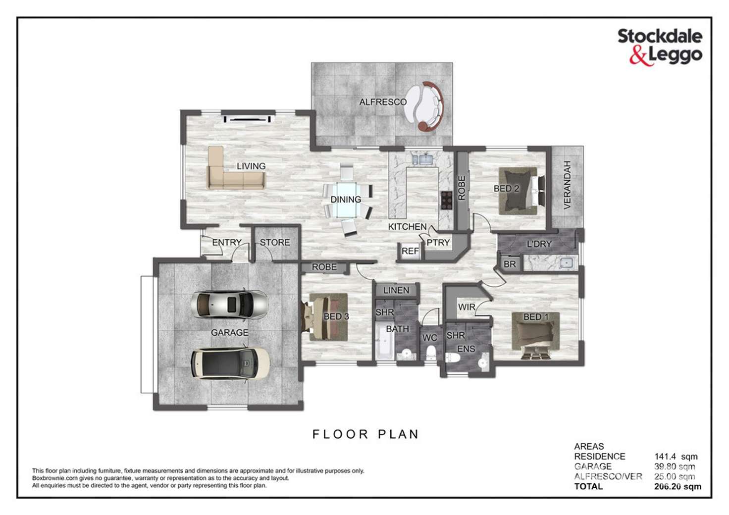 Floorplan of Homely house listing, 11 Willow Grove, Leongatha VIC 3953