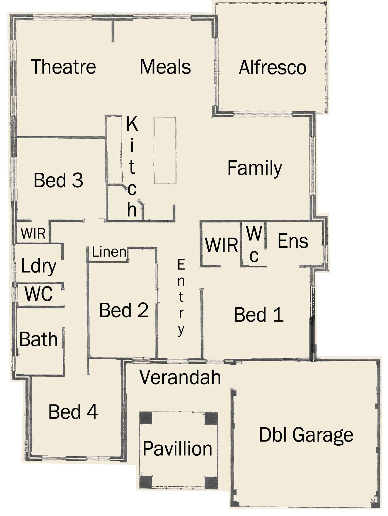 Floorplan of Homely house listing, 52 Coodanup Drive, Coodanup WA 6210
