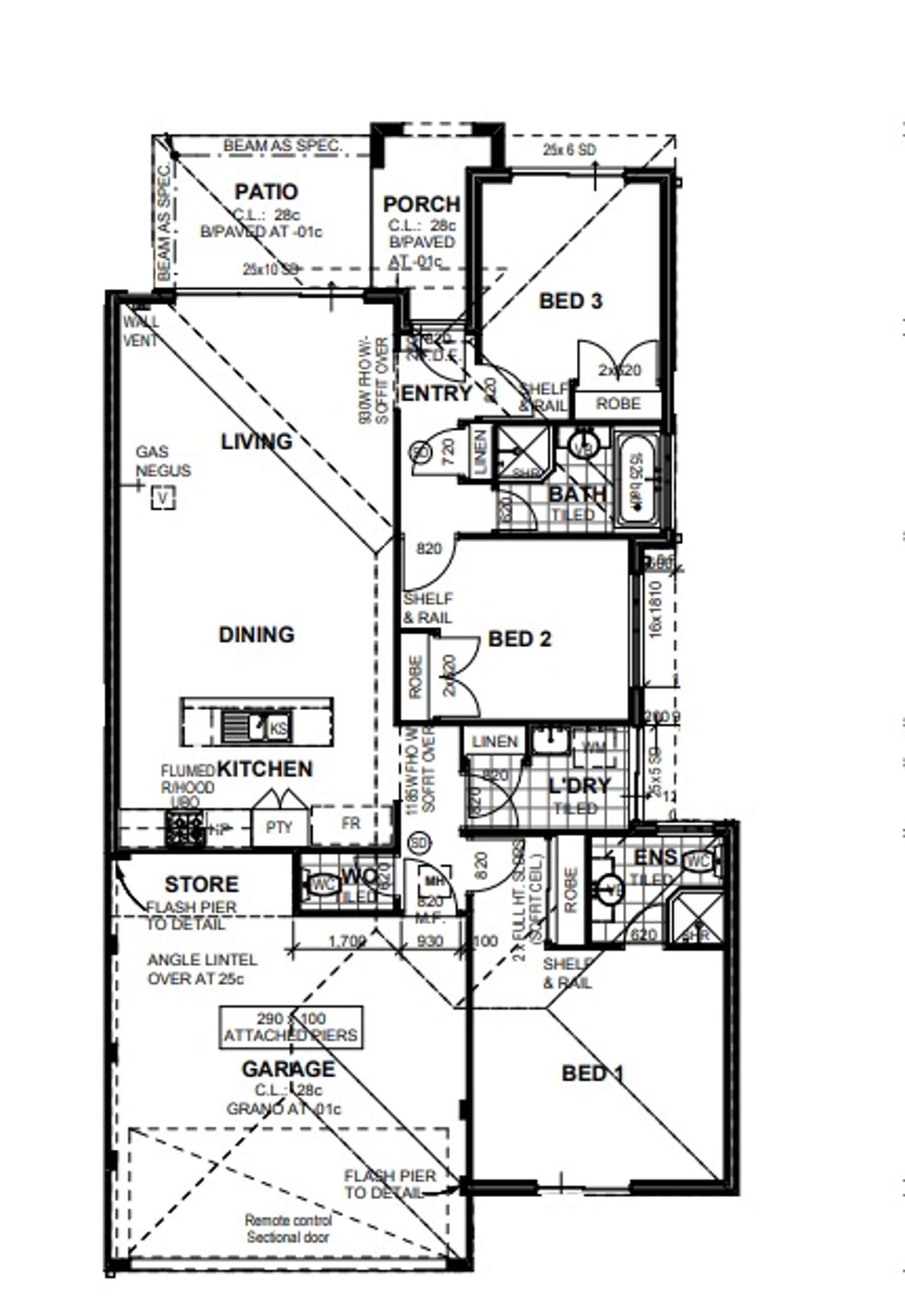 Floorplan of Homely house listing, 47 Mariposa Gardens, Success WA 6164