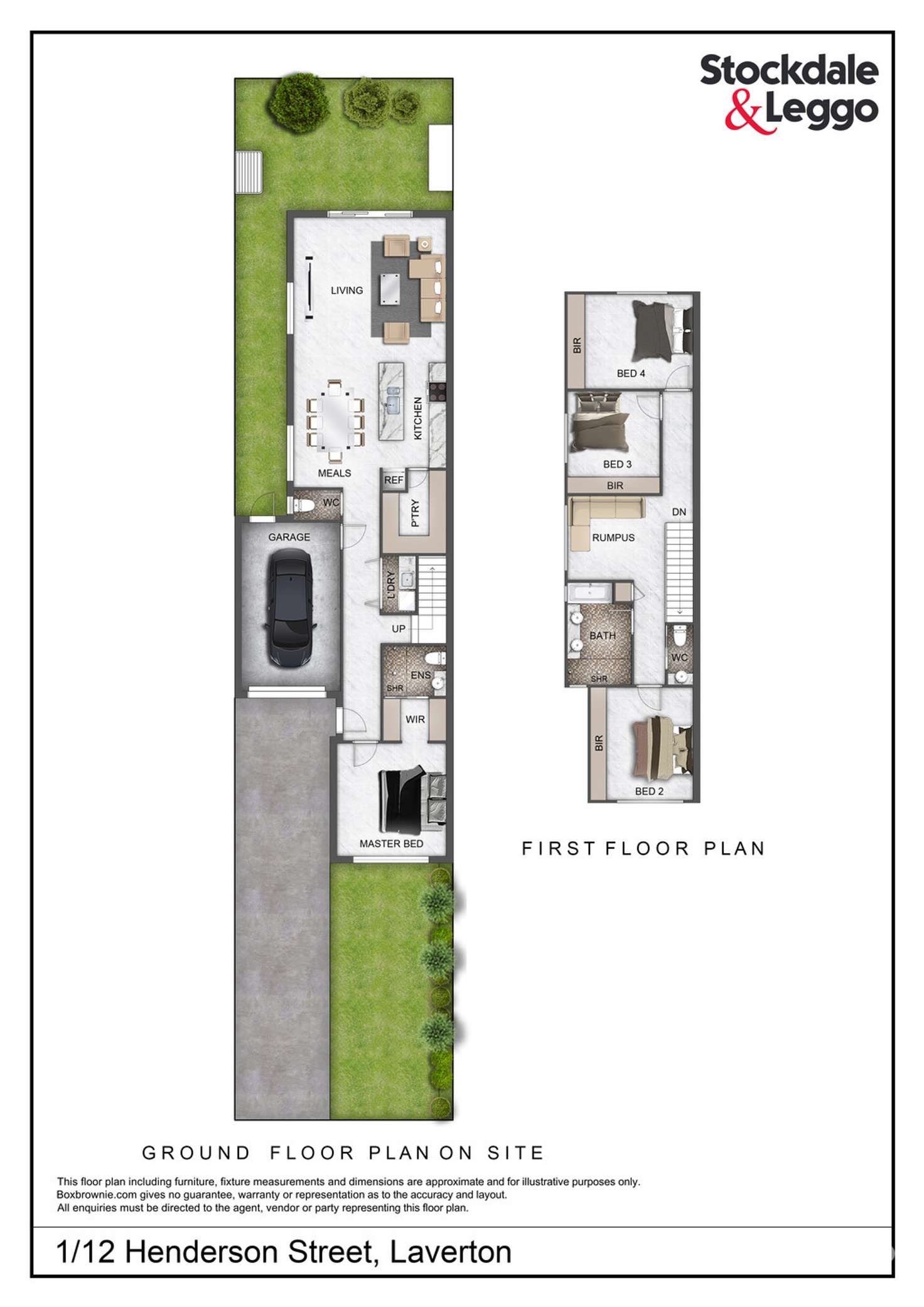 Floorplan of Homely house listing, 12a Henderson Street, Laverton VIC 3028