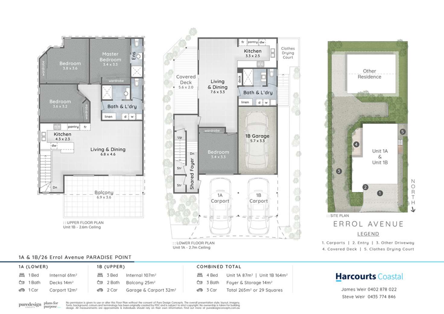 Floorplan of Homely house listing, 1/26 Errol Avenue, Paradise Point QLD 4216