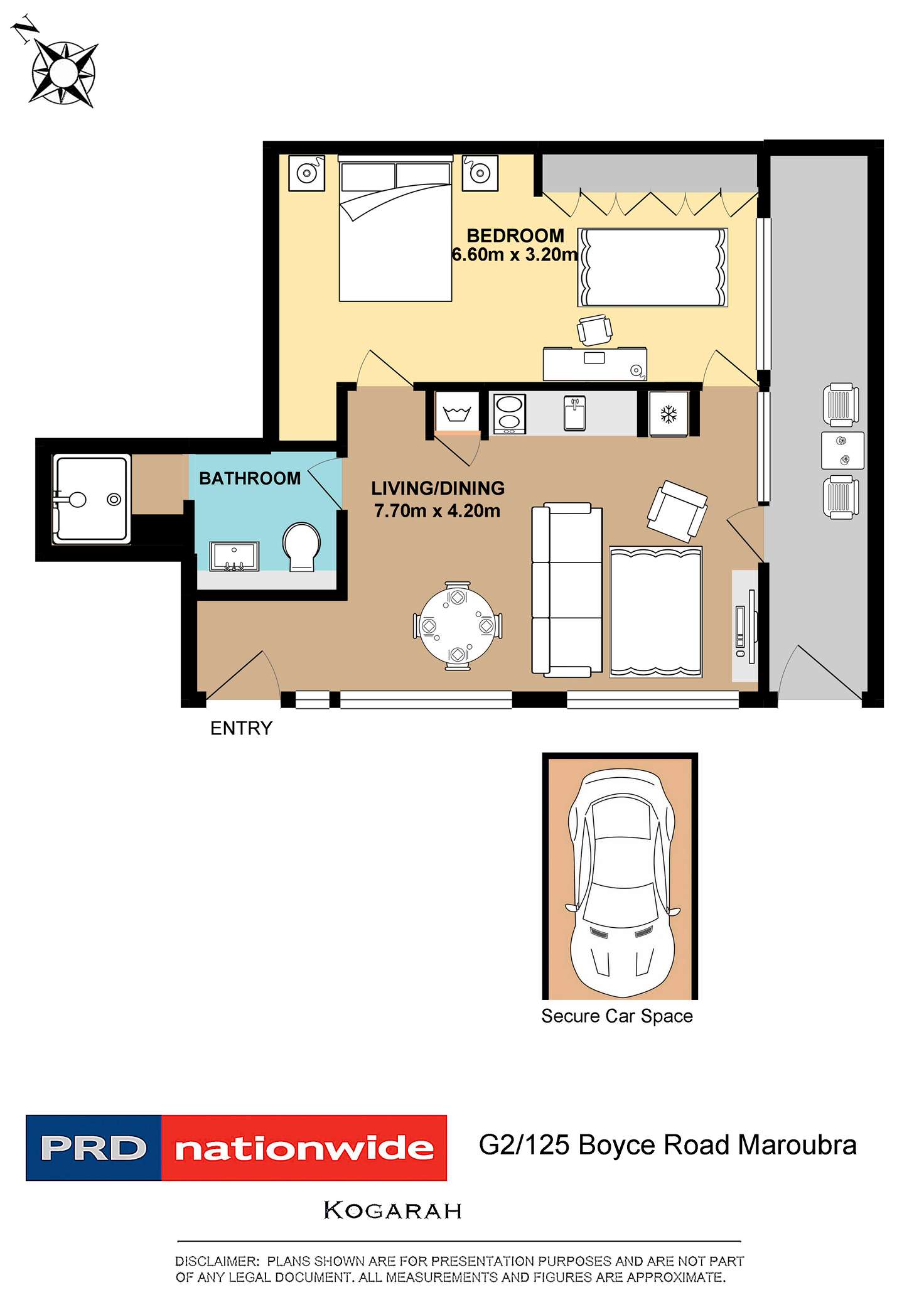 Floorplan of Homely unit listing, G2/125 Boyce Road, Maroubra NSW 2035