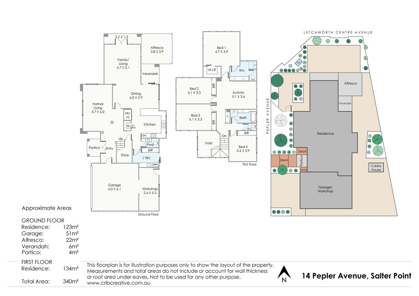 Floorplan of Homely house listing, 14 Pepler Avenue, Salter Point WA 6152