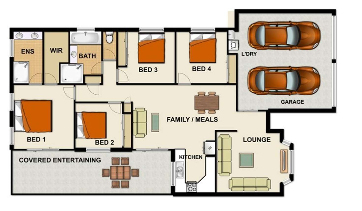 Floorplan of Homely house listing, 9 Harriet Court, Springfield Lakes QLD 4300