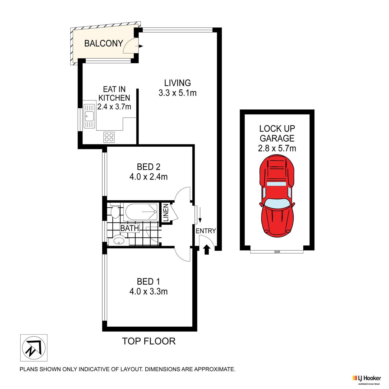 Floorplan of Homely unit listing, 17/32 Alt Street, Ashfield NSW 2131