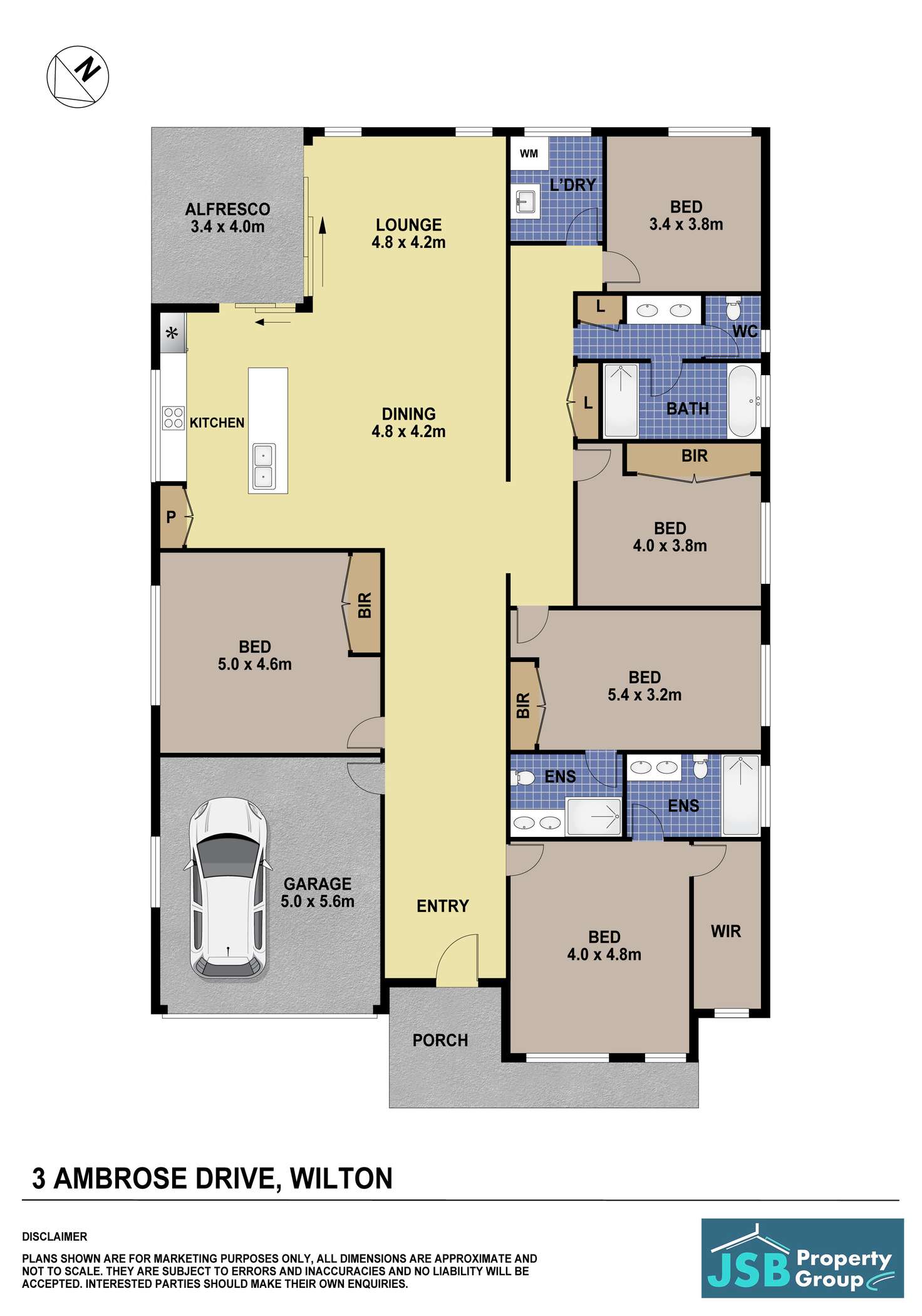 Floorplan of Homely house listing, 3 Ambrose Drive, Wilton NSW 2571