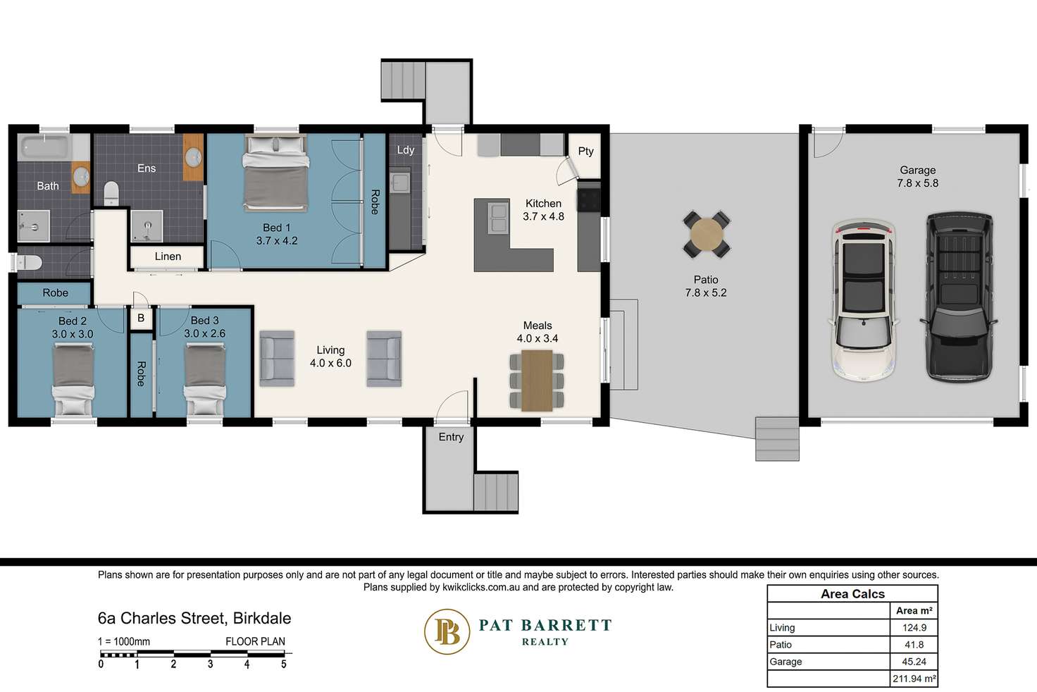 Floorplan of Homely house listing, 6A Charles Street, Birkdale QLD 4159