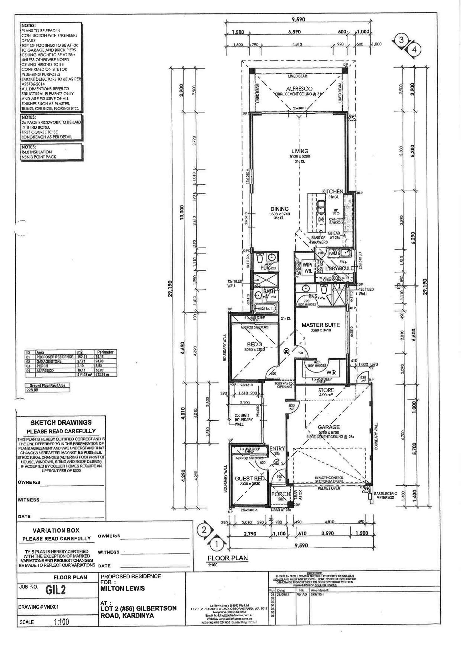 Floorplan of Homely house listing, 56B Gilbertson Road, Kardinya WA 6163