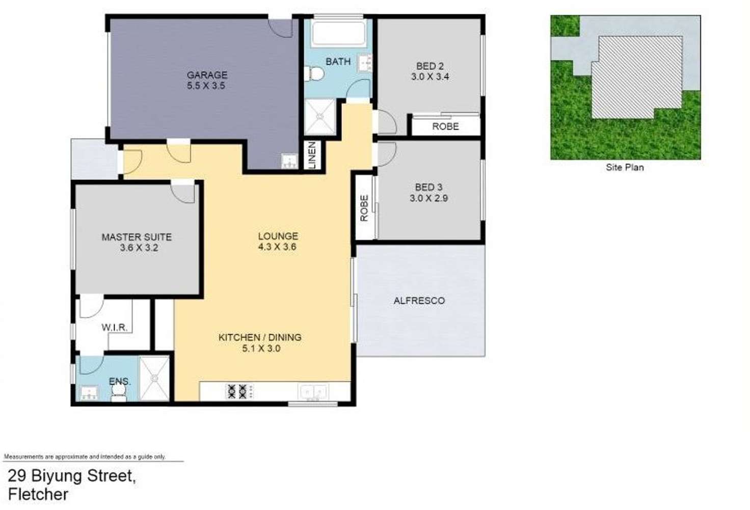 Floorplan of Homely house listing, 29 Biyung Street, Fletcher NSW 2287