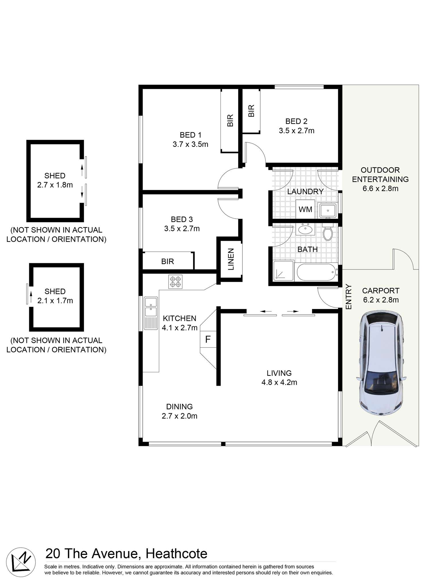 Floorplan of Homely house listing, 20 The Avenue, Heathcote NSW 2233