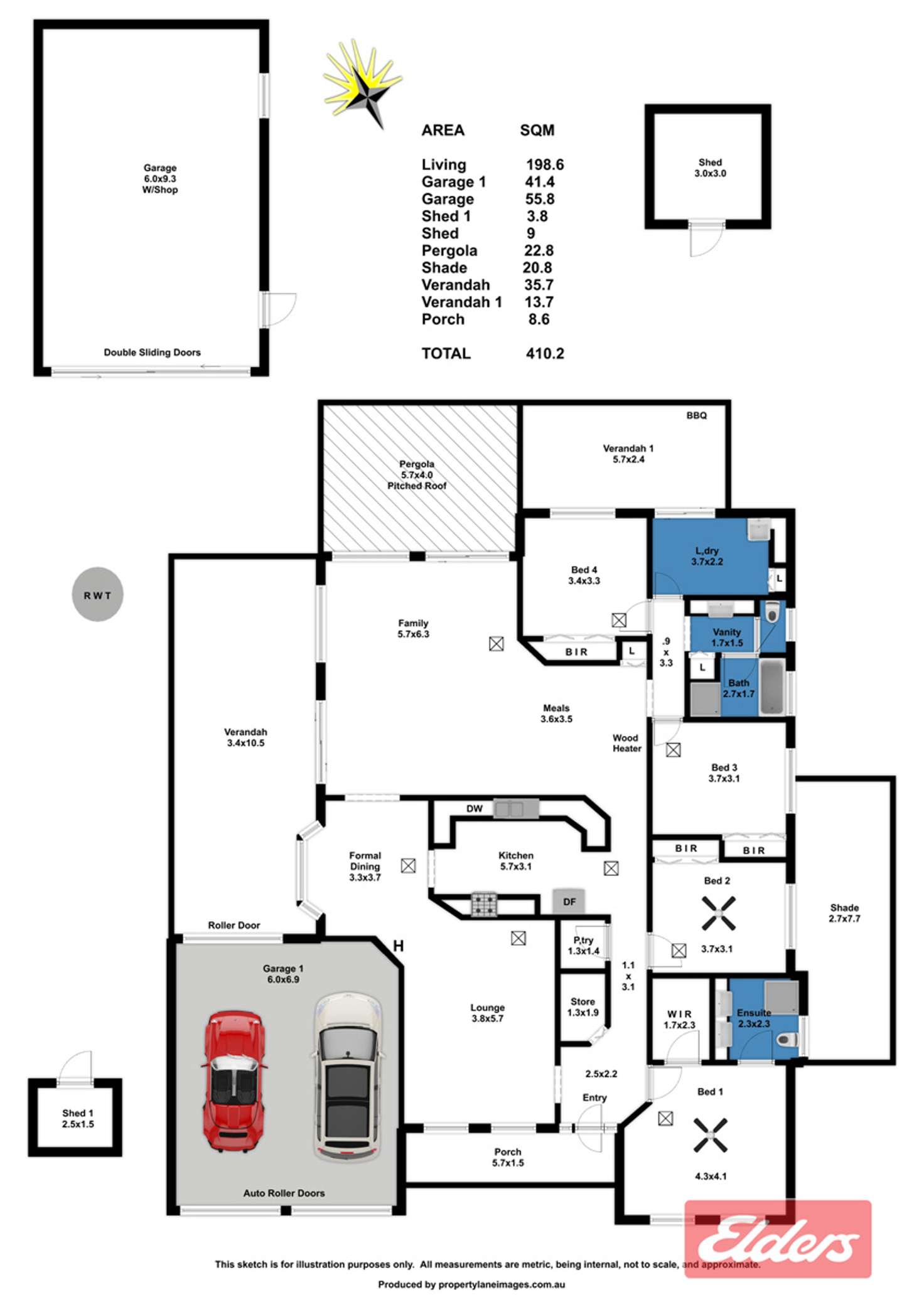 Floorplan of Homely house listing, 37 William Dyer Drive, Williamstown SA 5351