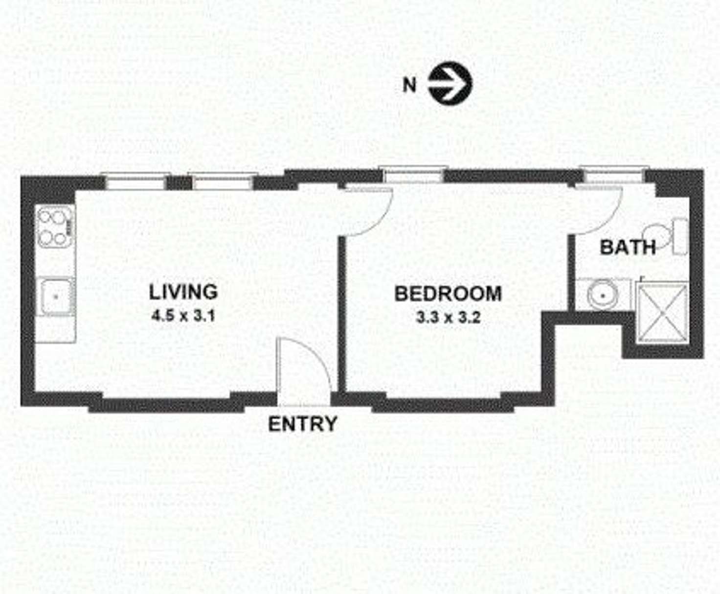 Floorplan of Homely apartment listing, 14/29 Orwell Street, Potts Point NSW 2011