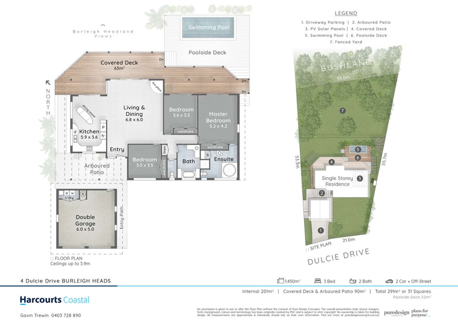 Floorplan of Homely house listing, 4 Dulcie Drive, Burleigh Heads QLD 4220