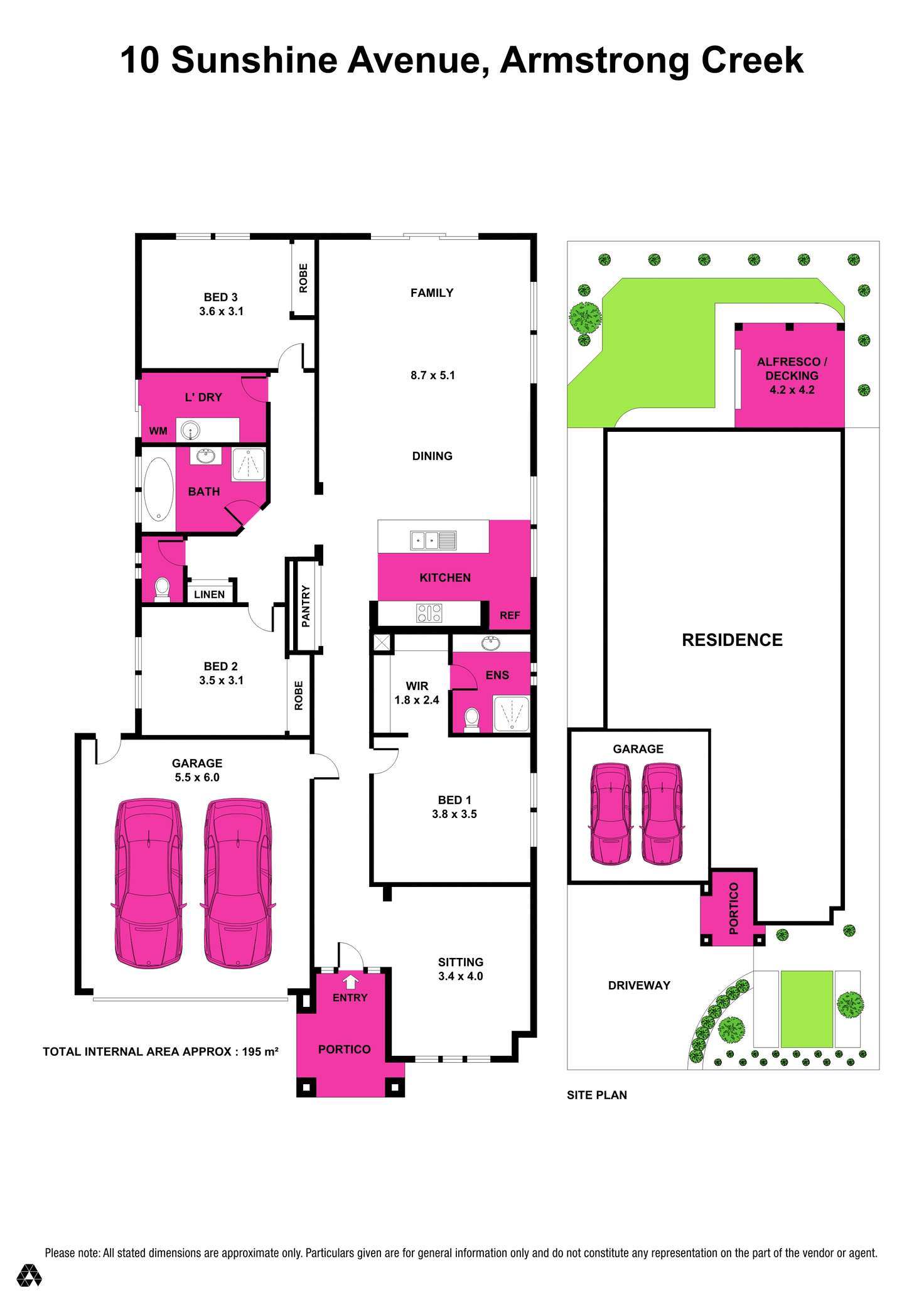Floorplan of Homely house listing, 10 Sunshine Avenue, Armstrong Creek VIC 3217