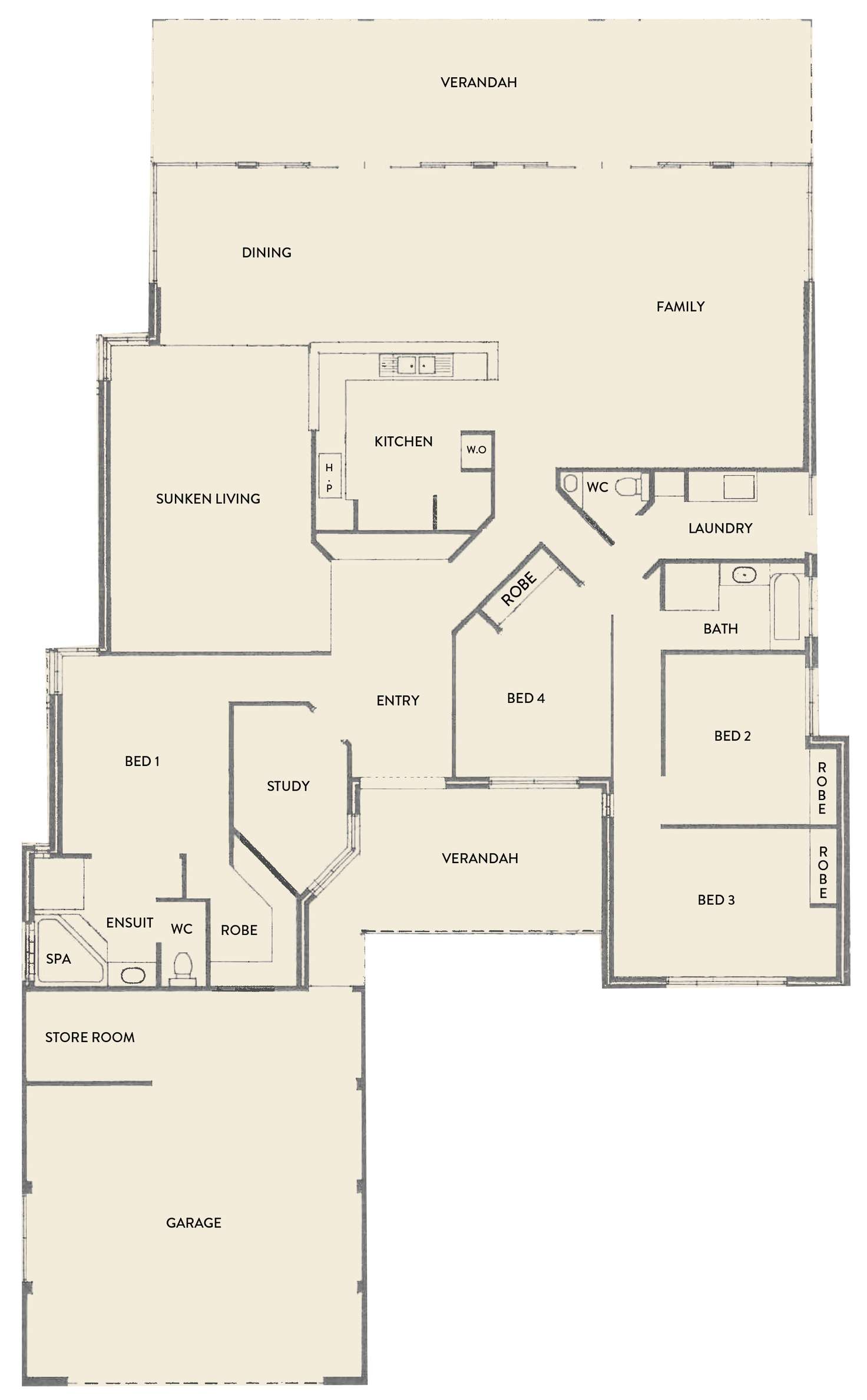 Floorplan of Homely house listing, 68 Heron Place, South Yunderup WA 6208